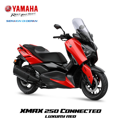 yamaha bandung - surya putra motor - xmax connected - luxury red