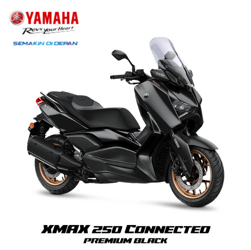 yamaha bandung - surya putra motor - xmax connected - premium black